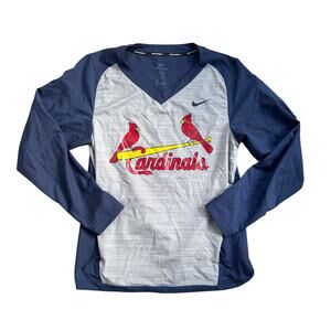 Nike St. Louis Cardinals-fit Pull Over Windbreaker Small